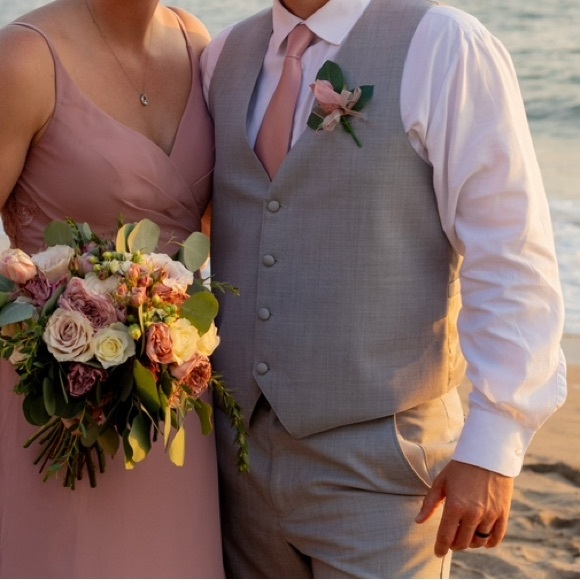 Azazie Lennon Maxi Dress in Dusty Rose - Picture 7 of 7